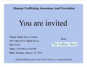 Human Trafficking Awareness and Prevention Flier