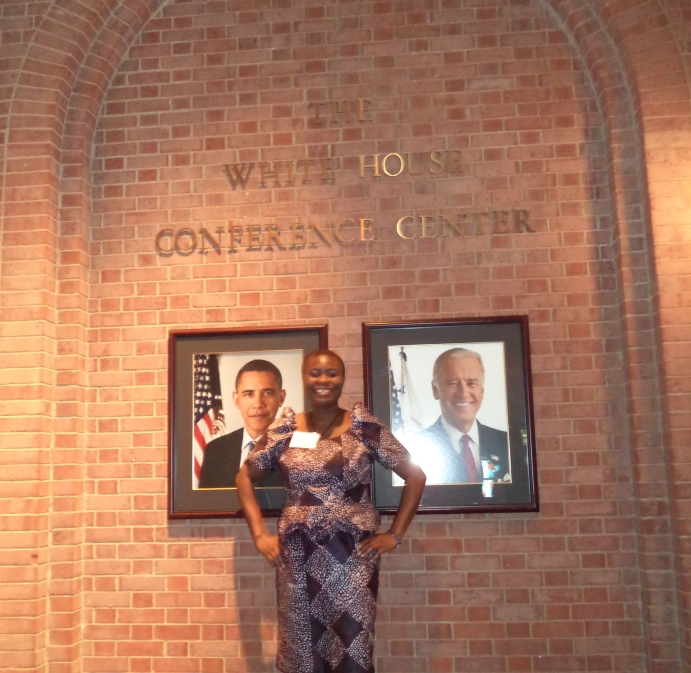 Bukola Oriola at the White House Conference Center